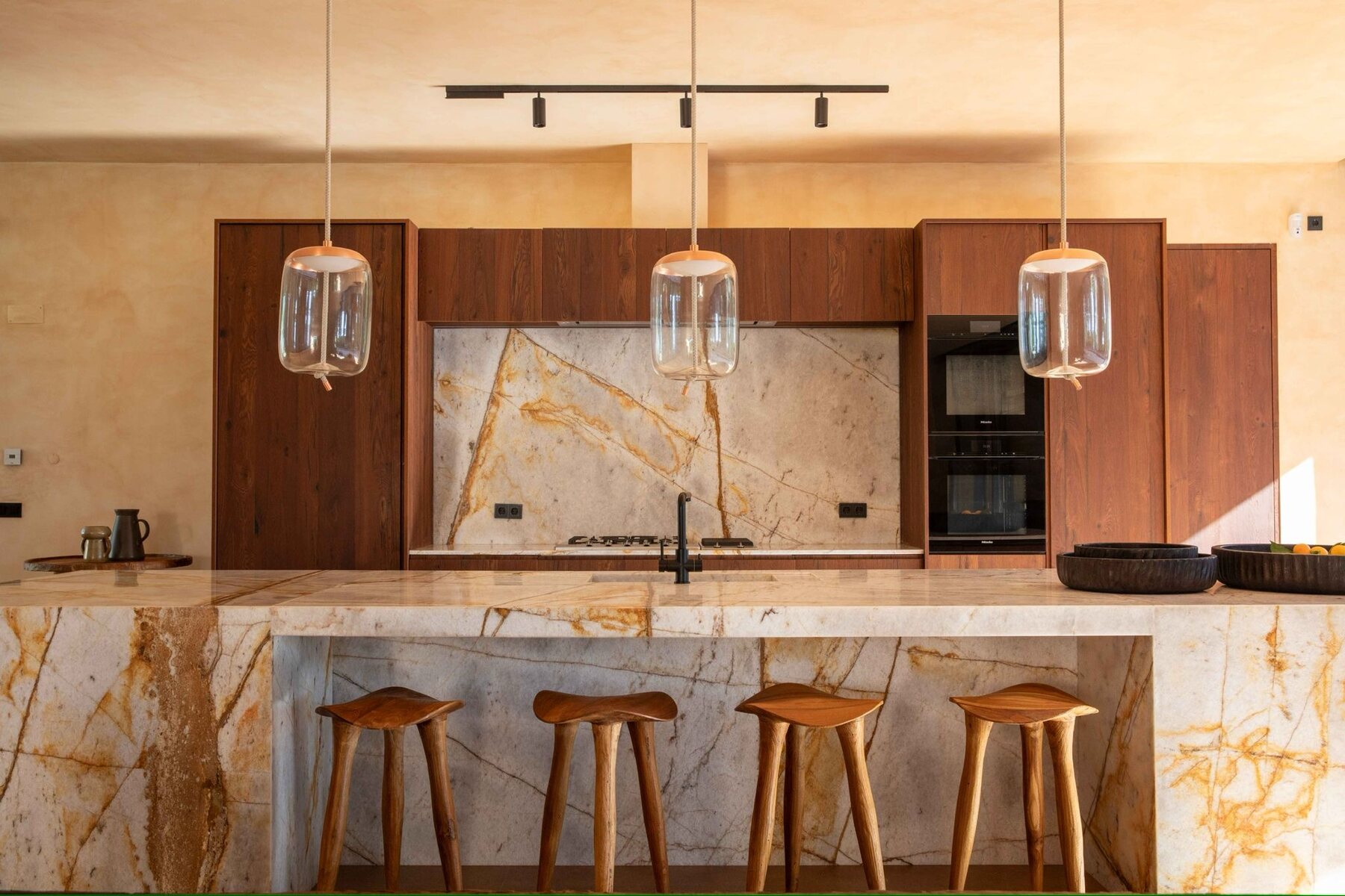 The stone kitchen
